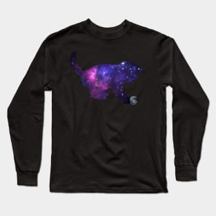 Cat Galaxy Long Sleeve T-Shirt